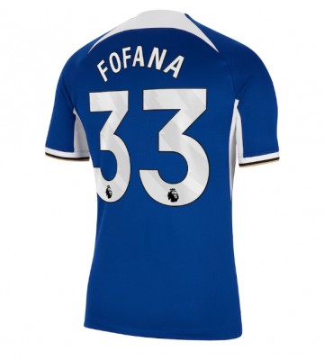 Chelsea Wesley Fofana #33 Hjemmebanetrøje 2023-24 Kort ærmer